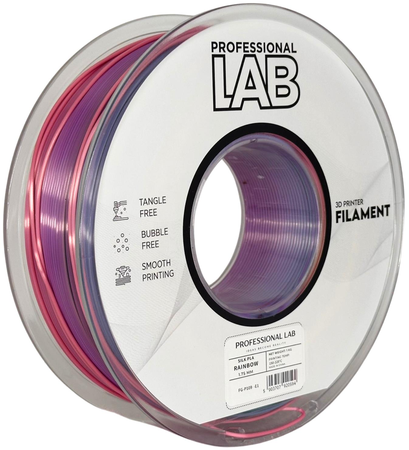 Professional Lab - Silk PLA - multi color - 1kg - 1.75mm