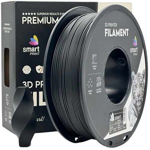 Smart Print - PLA - 1,75mm filament - zwart - 1kg netto